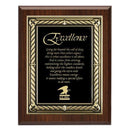 2MP195 Gold Fleur Decorative Plaque - AndersonTrophy.com