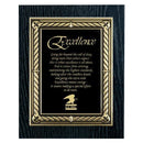 2MP195 Gold Fleur Decorative Plaque - AndersonTrophy.com