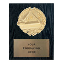 310 Billiards Themed Plaque - Black Oak - AndersonTrophy.com