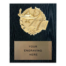 310 Lamp of Knowledge Themed Plaque - Black Oak - AndersonTrophy.com