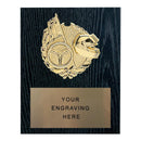 310 Racing Themed Plaque - Black Oak - AndersonTrophy.com