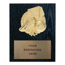 310 Soccer Themed Plaque - Black Oak - AndersonTrophy.com