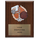 361 Basketball Plaque - AndersonTrophy.com