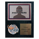 361 Lamp of Knowledge Photo Plaque ? Black Oak - AndersonTrophy.com