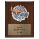 361 Lamp of Knowledge Plaque - AndersonTrophy.com