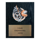 361 Racing Themed Plaque - Black Oak - AndersonTrophy.com