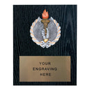 361 Torch Themed Plaque - Black Oak - AndersonTrophy.com
