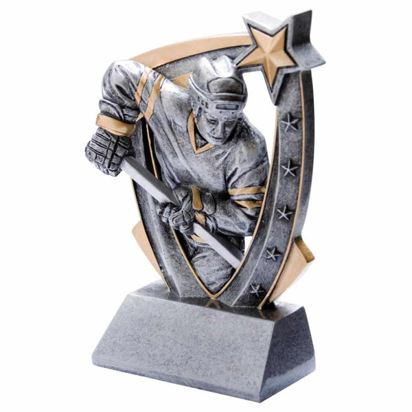 3D Star Hockey Shooter Resin - AndersonTrophy.com