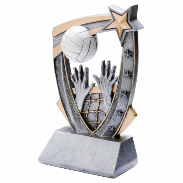 3D Star Volleyball Resin - AndersonTrophy.com