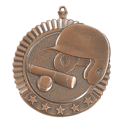 5 Star Series Baseball Themed Medals - AndersonTrophy.com