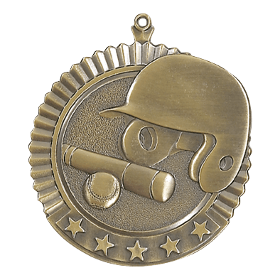 5 Star Series Baseball Themed Medals - AndersonTrophy.com