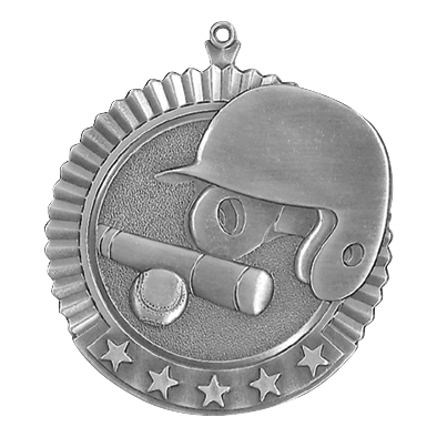 5 Star Series Baseball Themed Medals - AndersonTrophy.com