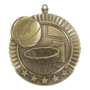 5 Star Series Basketball Themed Medals - AndersonTrophy.com