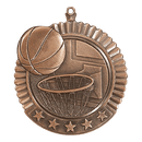 5 Star Series Basketball Themed Medals - AndersonTrophy.com
