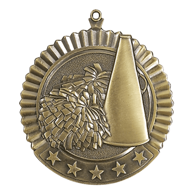 5 Star Series Cheer Themed Medals - AndersonTrophy.com
