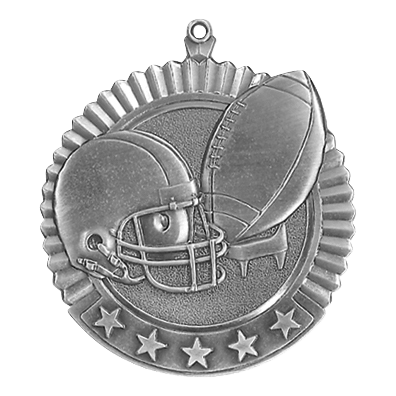 5 Star Series Football Themed Medals - AndersonTrophy.com