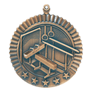 5 Star Series Gymnastics Themed Medals - AndersonTrophy.com