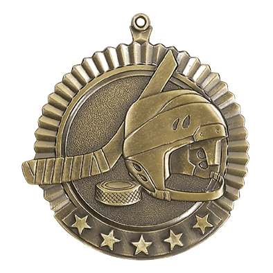 5 Star Series Hockey Themed Medals - AndersonTrophy.com