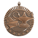 5 Star Series Lamp of Knowledge Medals - AndersonTrophy.com