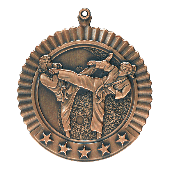 5 Star Series Martial Arts Themed Medals - AndersonTrophy.com