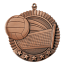 5 Star Series Volleyball Themed Medals - AndersonTrophy.com
