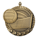 5 Star Series Volleyball Themed Medals - AndersonTrophy.com