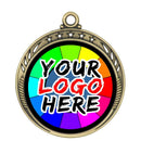 5 Star Wreath Custom Insert Medal - AndersonTrophy.com