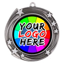 8 Star Swirl Custom Insert Medal - AndersonTrophy.com