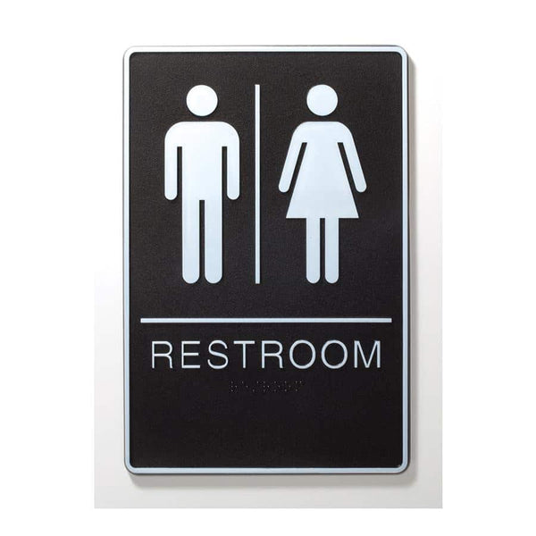ADA Restroom Sign - Unisex - AndersonTrophy.com