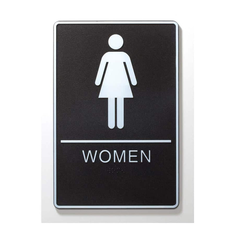ADA Restroom Sign - Women - AndersonTrophy.com