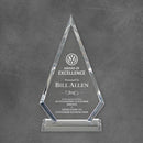 Arrowhead Acrylic Corporate Award - Clear - AndersonTrophy.com