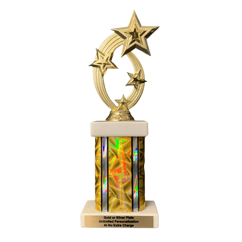 Ascending Star Column Trophy - Series 006890 - AndersonTrophy.com