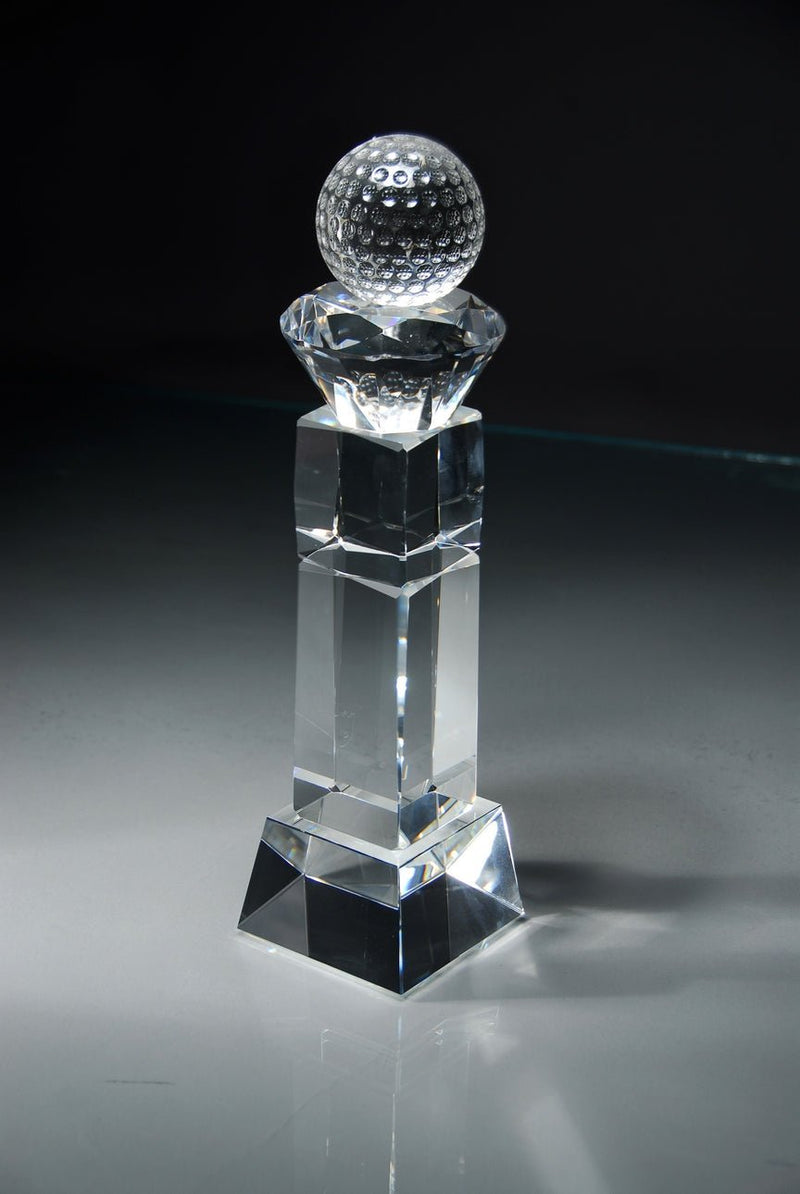 Augusta Tee Time Crystal Golf Award - AndersonTrophy.com