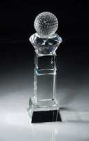 Augusta Tee Time Crystal Golf Award - AndersonTrophy.com