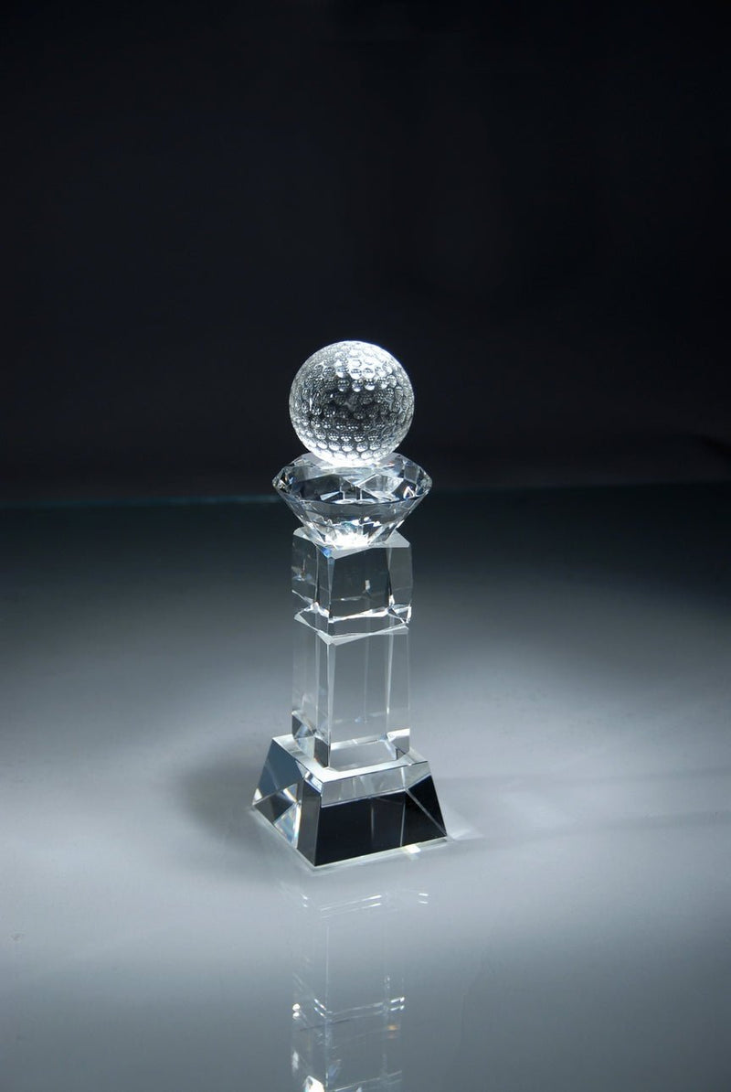 Augusta Tee Time Crystal Golf Award - AndersonTrophy.com