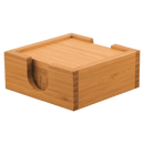 Bamboo 4 Square Coaster Set - AndersonTrophy.com