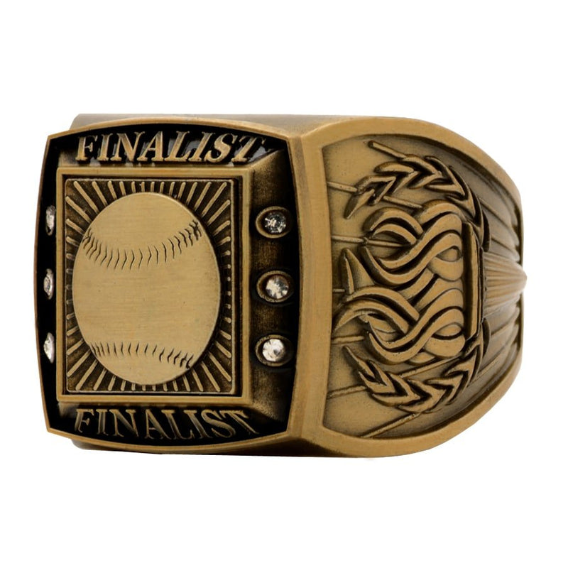 Baseball Finalist Ring - Antique Finish - AndersonTrophy.com