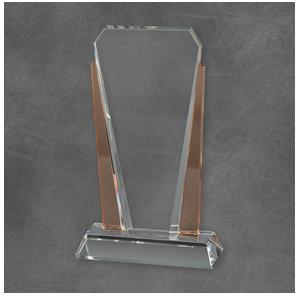Bethesda Corporate Crystal Award - Topaz - AndersonTrophy.com