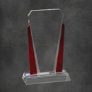 Bethesda Crystal Corporate Award - Red - AndersonTrophy.com