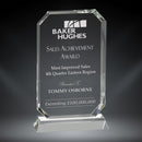 Beveled Rectangle Crystal Award - AndersonTrophy.com