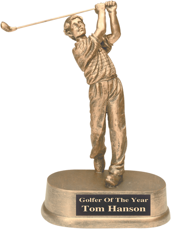 Birdie Champ Male Golf Resin Award - AndersonTrophy.com