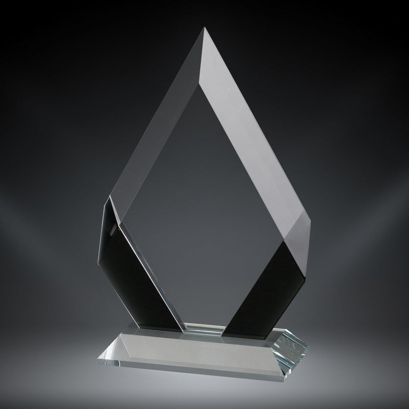 Black Cambridge Glass Award - AndersonTrophy.com