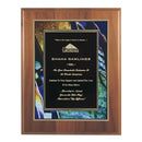 Blue Art Decorative Plaque - Genuine Walnut - AndersonTrophy.com