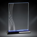 Blue Boca Glass Award - AndersonTrophy.com