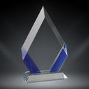 Blue Cambridge Glass Award - AndersonTrophy.com