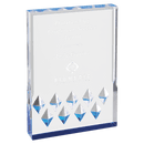 Blue Diamond Mirage Series Acrylic Award - AndersonTrophy.com