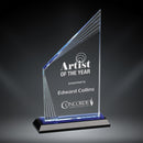 Blue Fusion Glass Award - AndersonTrophy.com