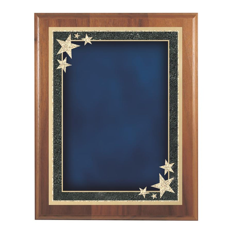 Blue Starburst Decorative Plaque - AndersonTrophy.com