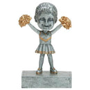 Bobble Twist Female Cheer Bobblehead Resin - AndersonTrophy.com