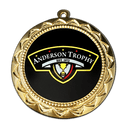 Bright Wreath Custom Insert Medal - AndersonTrophy.com